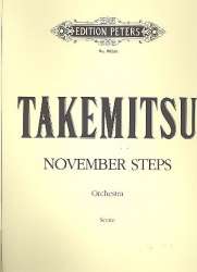 November Steps : for orchestra -Toru Takemitsu