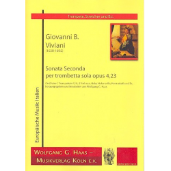 Sonata seconda per trombetta sola op.4,23 : -Giovanni Bonaventura Viviani