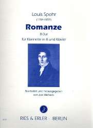 Romanze B-Dur (Klarinette und Klavier) -Louis Spohr / Arr.Jost Michaels