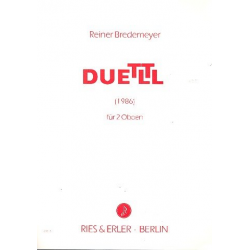 Duett : für 2 Oboen -Reiner Bredemeyer