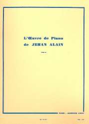 L'oeuvre de piano -Jehan Alain