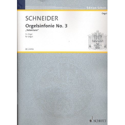 Sinfonie Nr.3 : für Orgel -Enjott (Norbert Jürgen) Schneider