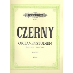 Oktavstudien op.553 : für Klavier -Carl Czerny