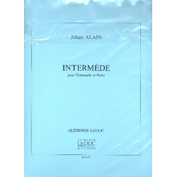 Intermède : pour violoncelle et piano -Jehan Alain