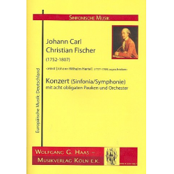 Konzert : für 8 Pauken und Orchester -Johann Carl Christian Fischer
