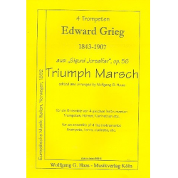 Triumph-Marsch aus "Sigurd Jorsalfar" op.56 (4 Trompeten) -Edvard Grieg / Arr.Wolfgang G. Haas