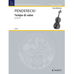 Tempo di valse : für Viola - Krzysztof Penderecki