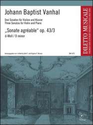 Sonate agreable d-Moll op.43/3 op. 43/3 -Johann Baptist Vanhal