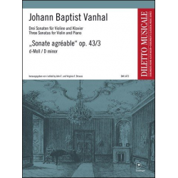Sonate agreable d-Moll op.43/3 op. 43/3 -Johann Baptist Vanhal