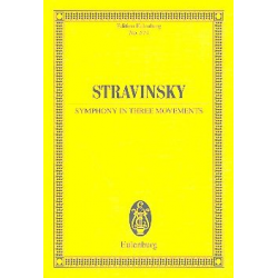 Sinfonie in 3 Sätzen : für Orchester -Igor Strawinsky