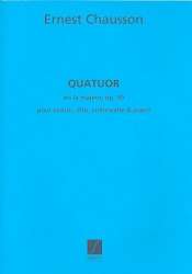 Quatuor la majeur op.30 : pour -Ernest Chausson