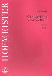 Concertino : für Violine und Klavier -Klaus Hertel