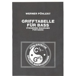 Grifftabelle : für Bass - Werner Pöhlert