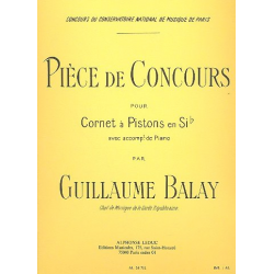 Pièce de concours : pour cornet à pistons -Guillaume Balay