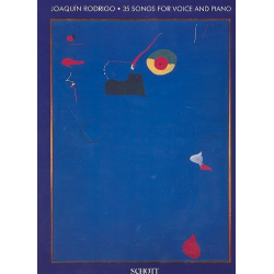 35 SONGS : FOR VOICE AND PIANO -Joaquin Rodrigo