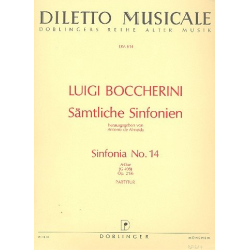 Sinfonie D-Dur  Nr.14 op.21,6 : für Orchester -Luigi Boccherini