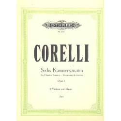 Sonate da camera op.4,1-6 : für -Arcangelo Corelli