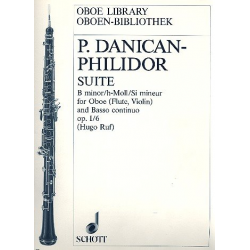 Suite h-Moll op.1,6 : für Oboe und Bc -Anne Danican Philidor