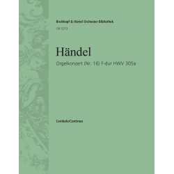 Konzert F-Dur Nr.16 HWV305a : -Georg Friedrich Händel (George Frederic Handel) / Arr.Walter Heinz Bernstein