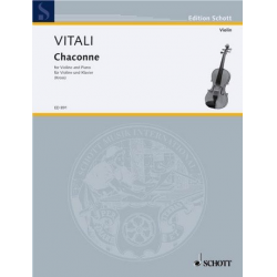 Chaconne für Violine und Klavier -Tommaso Antonio Vitali
