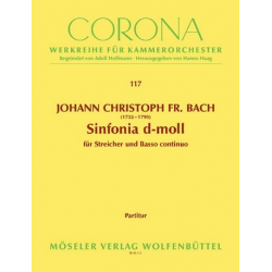 Sinfonia d-Moll : für -Johann Christoph Friedrich Bach / Arr.Adolf Hoffmann