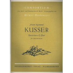 Ouvertüre C-Dur : für Streichorchester -Johann Sigismund (Cousser) Kusser