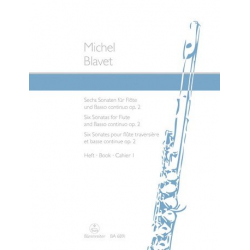 6 Sonaten Op.2 Band 1 (Nr.1-3) : -Michel Blavet