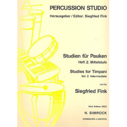 Studien für Pauken Band 2 : -Siegfried Fink