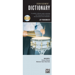 Drum Rudiment Dictionary (with CD) -Jay Wanamaker