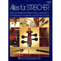 Alles für Streicher Band 2 - (deutsch) - Viola -Gerald Anderson