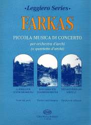 Piccola musica di concerto für Streichorchester -Ferenc Farkas