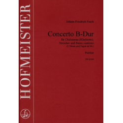 Concerto B-Dur : für Chalumeau -Johann Friedrich Fasch