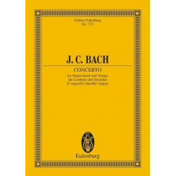 CONCERTO E FLAT MAJOR : FOR CEMBALO -Johann Christian Bach