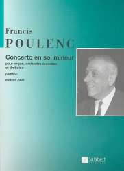 Concerto sol mineur : -Francis Poulenc