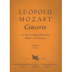 Konzert : für Solo-Trompete (Clarino), -Leopold Mozart