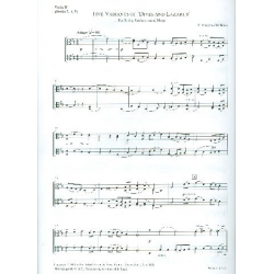 5 Variants of Dives and Lazarus : -Ralph Vaughan Williams