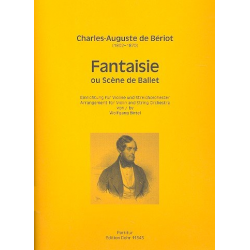 Fantaisie : für Violine und Streichorchester -Charles  A. de Bériot