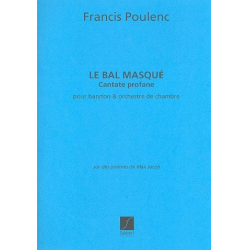 Le bal masque : cantate profane -Francis Poulenc