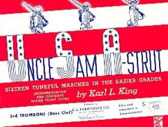 Uncle Sam A- Strut - Alto Saxophone Eb / Altsaxophon in Eb -Karl Lawrence King