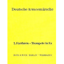 Deutsche Armeemärsche Band 1 und 2 - Fanfarentrompete 3 in Eb -Friedrich Deisenroth