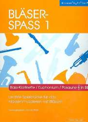 Bläser-Spass 1 - Bass-Klarinette / Posaune / Euphonium in Bb - Urs Pfister