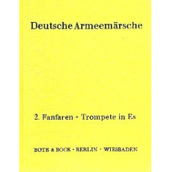 Deutsche Armeemärsche Band 1 und 2 - Fanfarentrompete 2 in Eb -Friedrich Deisenroth