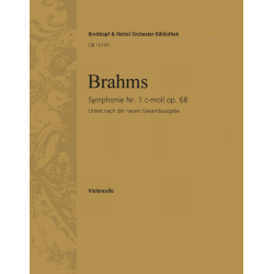 Sinfonie c-Moll Nr.1 op.68 : für Orchester -Johannes Brahms