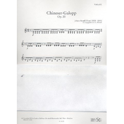 Chineser-Galopp op.20 : -Johann Strauß / Strauss (Vater)
