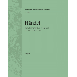 Konzert g-Moll op.4,3 HWV291 : -Georg Friedrich Händel (George Frederic Handel) / Arr.Walter Heinz Bernstein