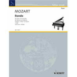 RONDO A-DUR KV386 : FUER KLAVIER -Wolfgang Amadeus Mozart