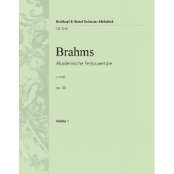 Akademische Festouvertüre op.80 : : -Johannes Brahms