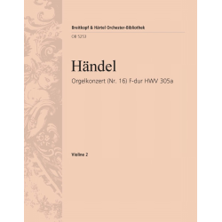 Konzert F-Dur Nr.16 HWV305a : -Georg Friedrich Händel (George Frederic Handel)