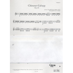 Chineser-Galopp op.20 : -Johann Strauß / Strauss (Vater)