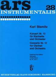 Konzert B-Dur Nr.10 : für Klarinette -Carl Stamitz